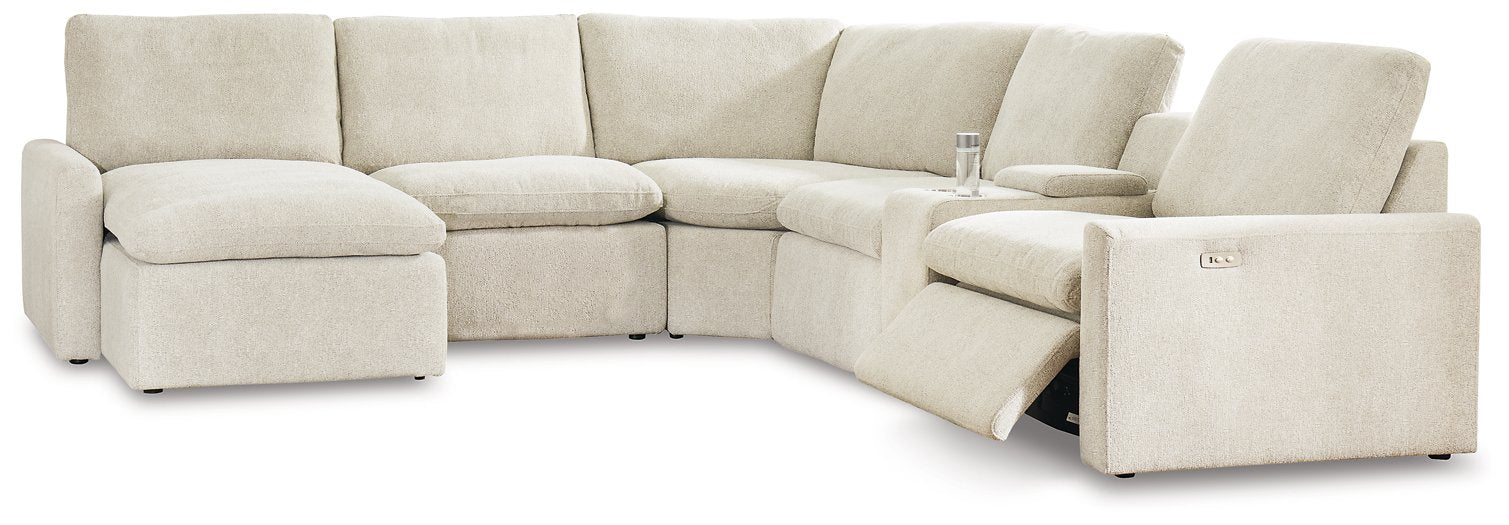 Hartsdale 6-Piece Left Arm Facing Reclining Sectional with Console and Chaise