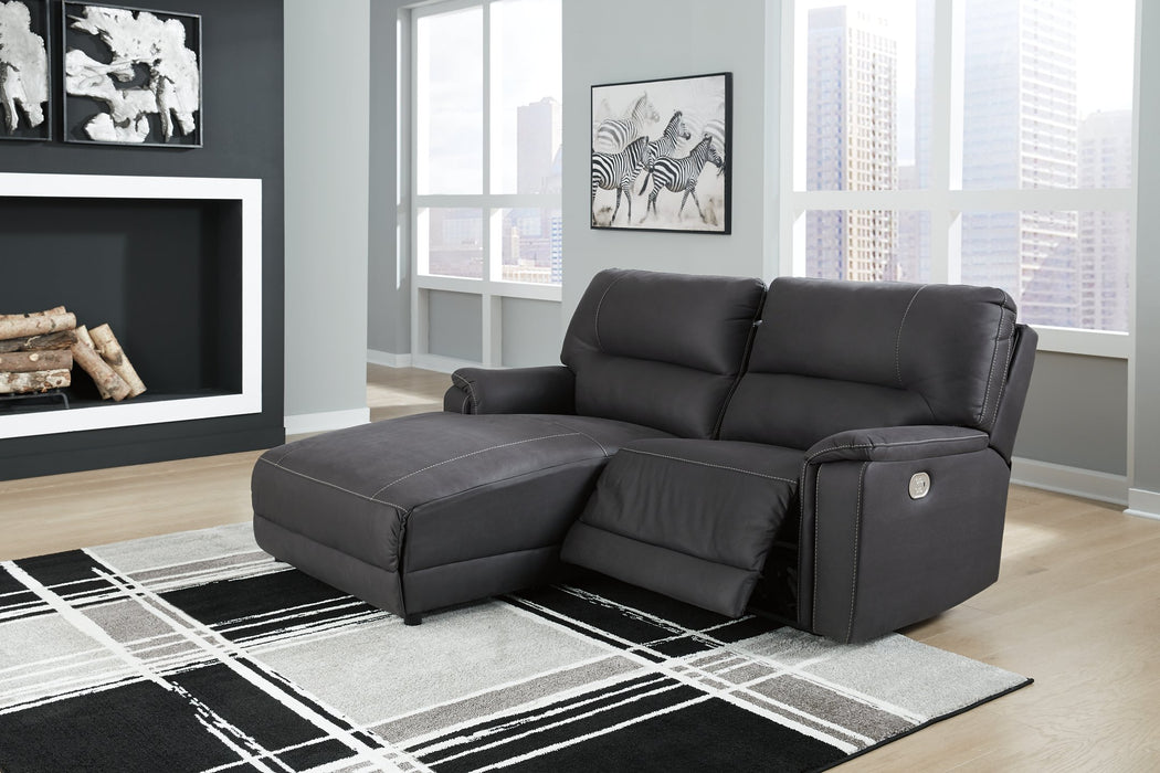 Henefer 2-Piece Power Reclining Sectional with Chaise