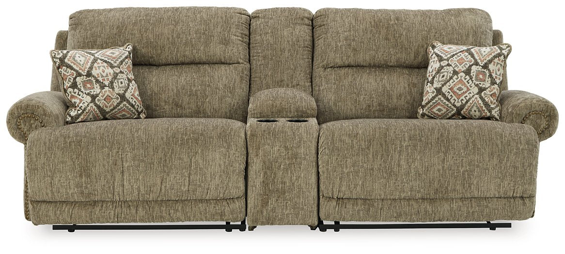 Lubec 3-Piece Reclining Loveseat with Console