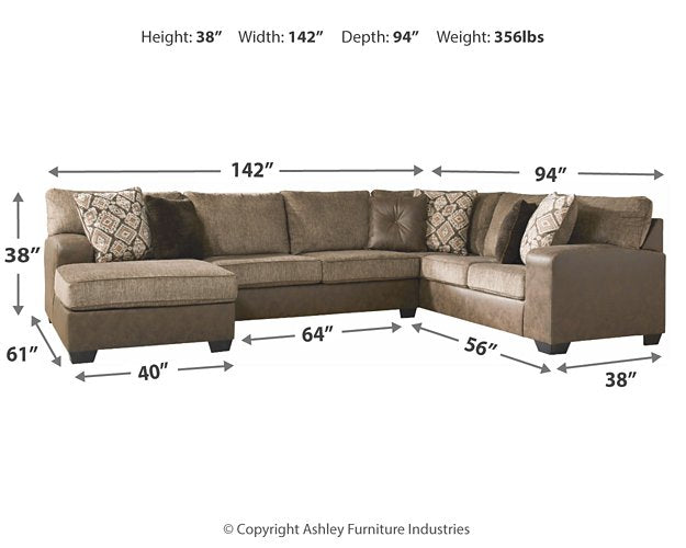 Abalone 4-Piece Upholstery Package