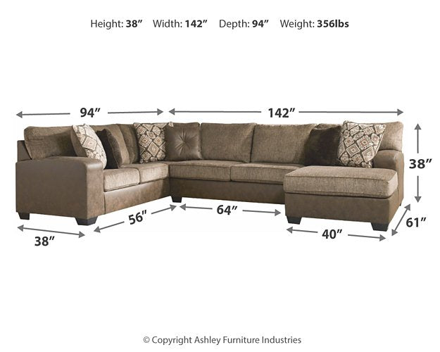 Abalone 4-Piece Upholstery Package