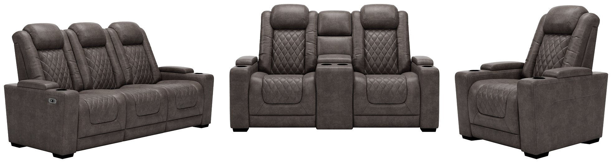 HyllMont 3-Piece Power Reclining Upholstery Package