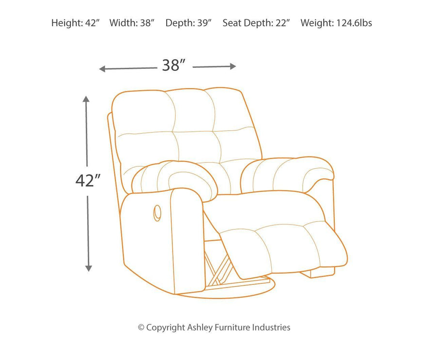 Acieona - Swivel Rocker Recliner