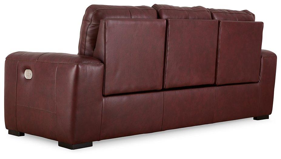 Alessandro Garnet Power Reclining Sofa