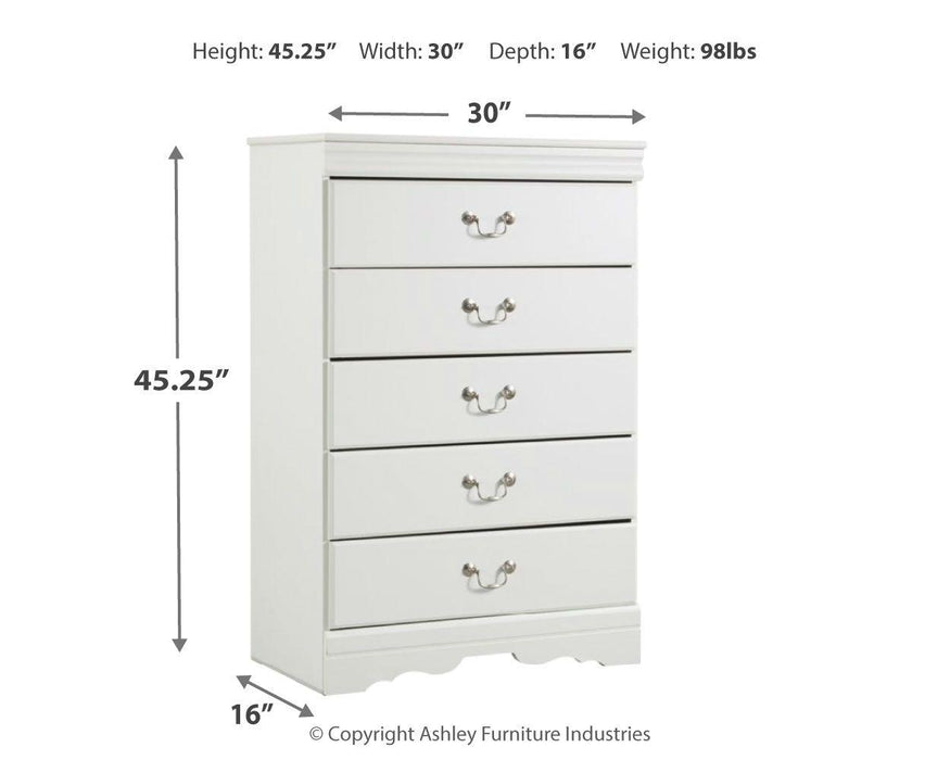 Anarasia - Five Drawer Chest