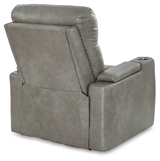 Benndale Gray Power Recliner