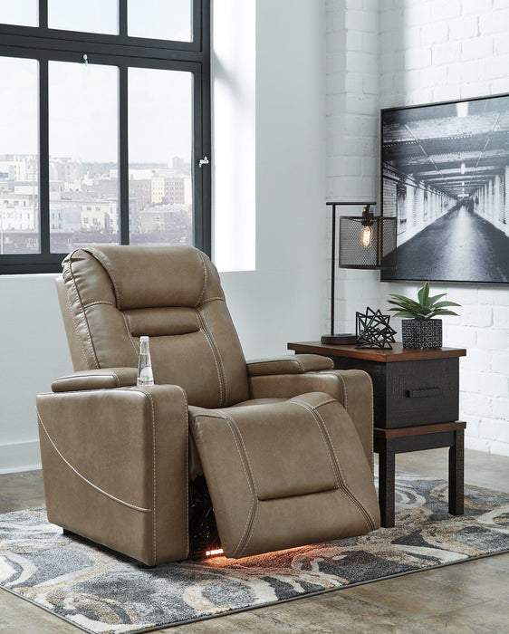 Crenshaw Cappuccino Power Recliner