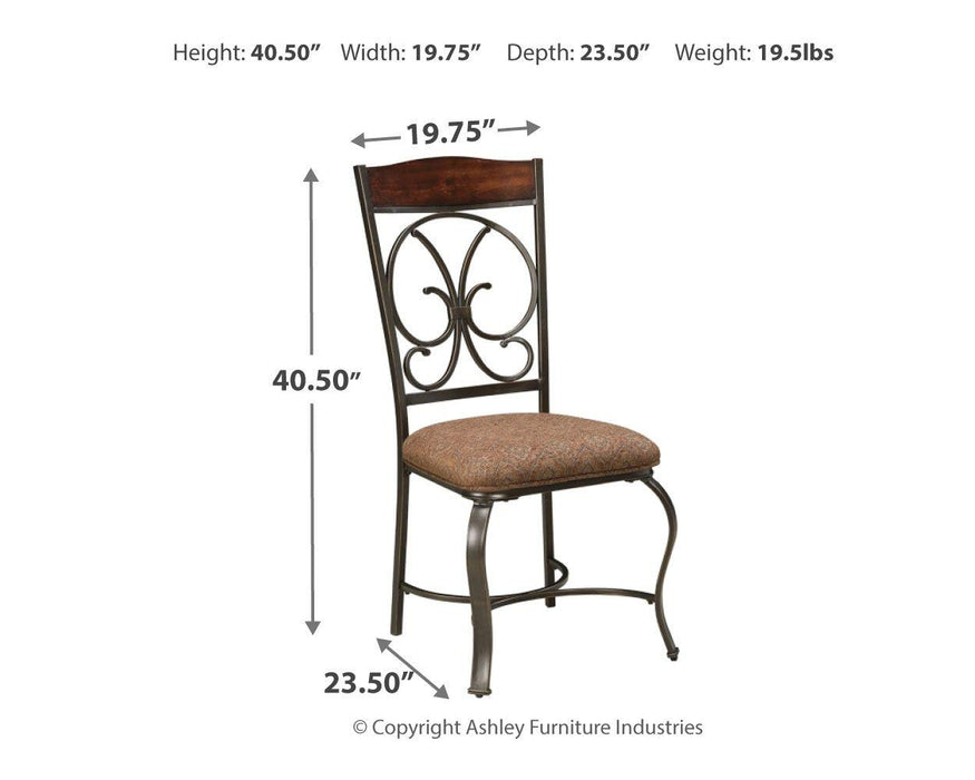 Glambrey - Dining Uph Side Chair (4/cn)