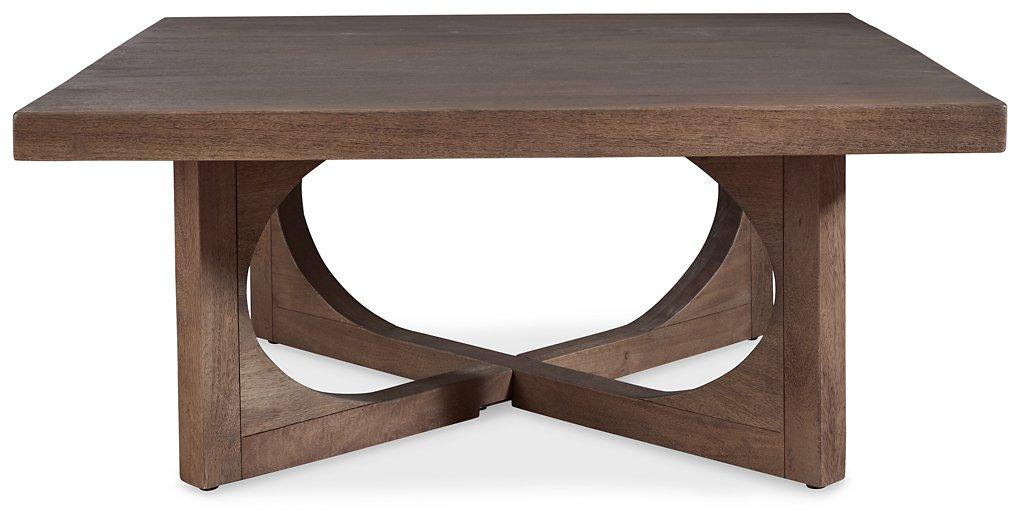 Abbianna Medium Brown Coffee Table