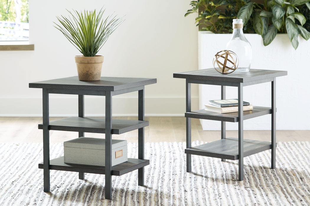 Jandoree - Rectangular End Table (2/cn)