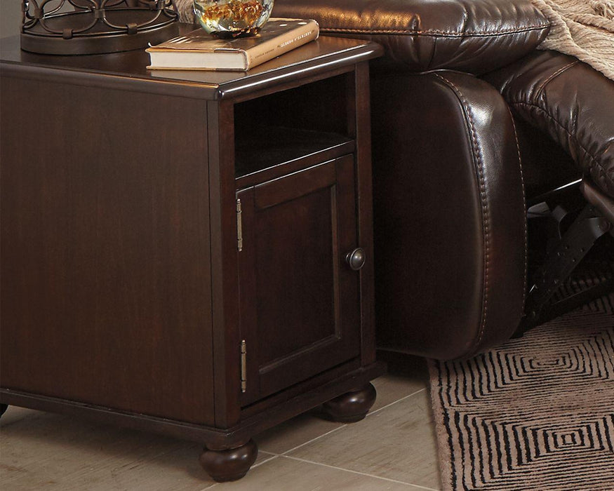 Barilanni - Brown Dark - Chair Side End Table