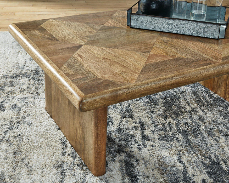 Lawland Light Brown Coffee Table