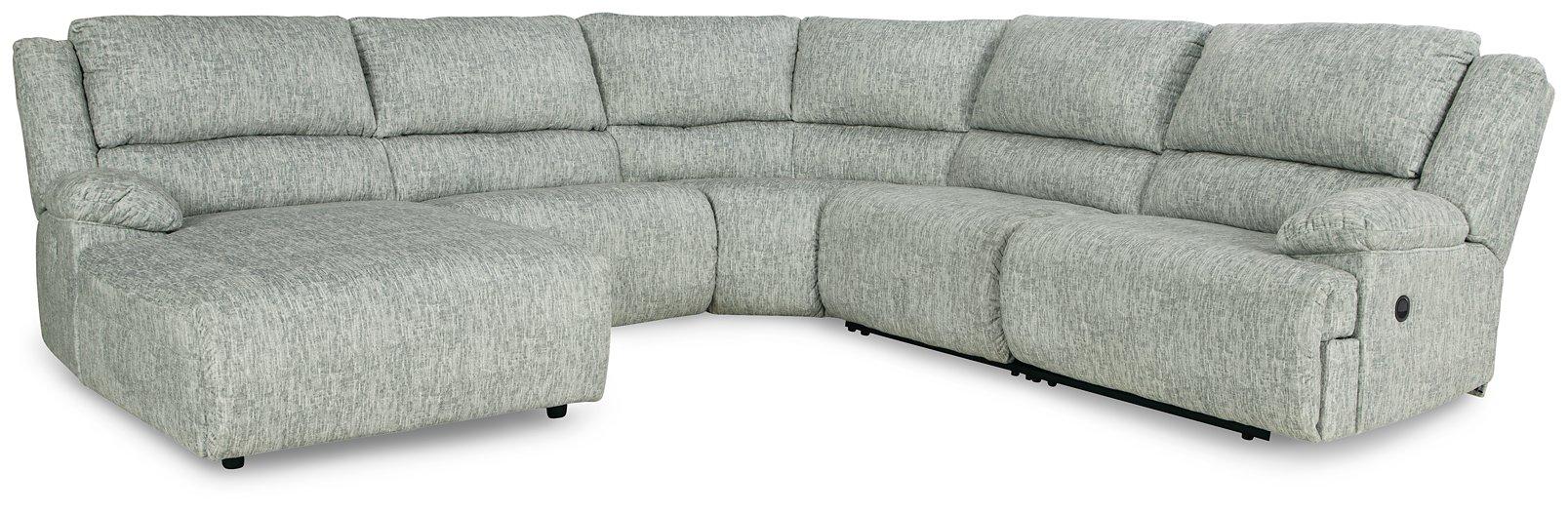 McClelland 5-Piece Reclining Sectional with Chaise