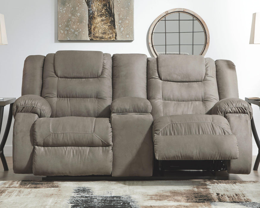 Mccade - Dbl Rec Loveseat W/console