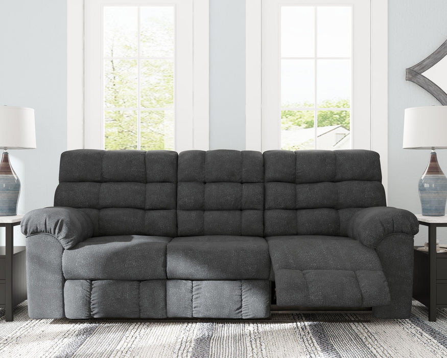 Wilhurst - Rec Sofa W/drop Down Table