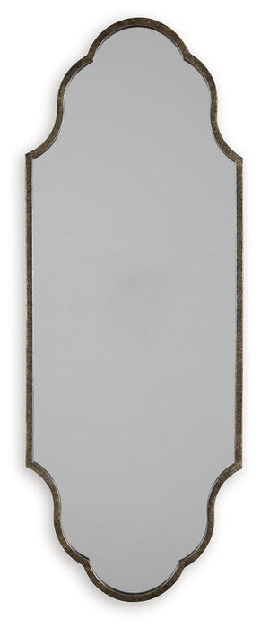 Hallgate Antique Gold Finish Accent Mirror