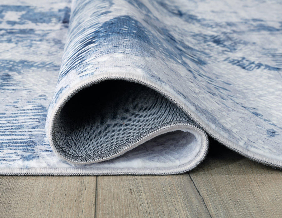 Haddam Blue/Gray/White 7'5" x 9'6" Rug