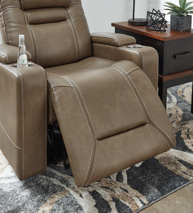 Crenshaw Cappuccino Power Recliner