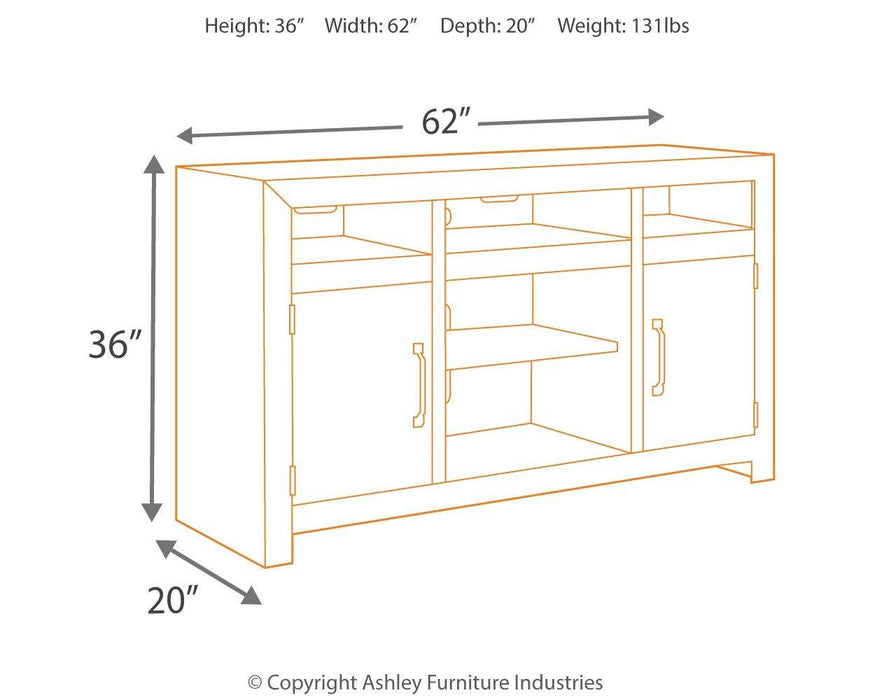 Sommerford - Lg Tv Stand W/fireplace Option