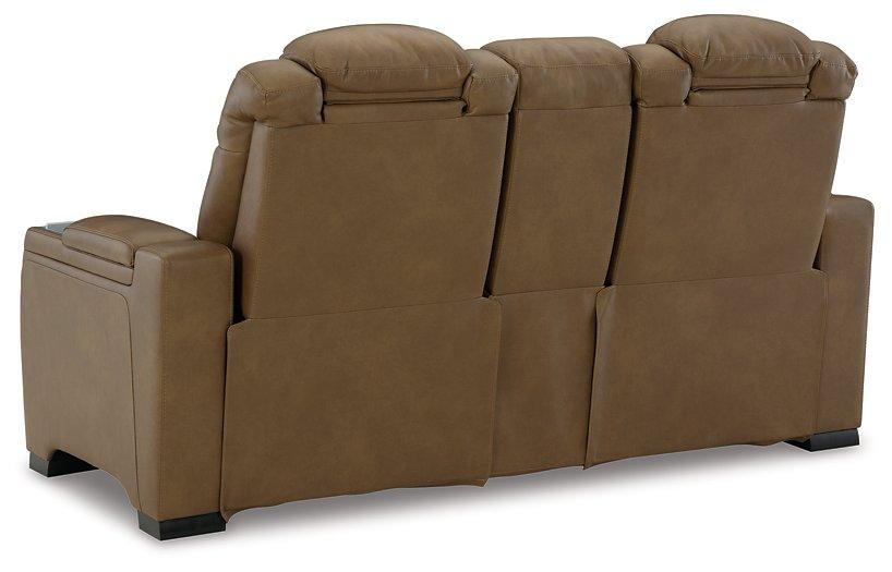 Strikefirst Nutmeg Power Reclining Loveseat