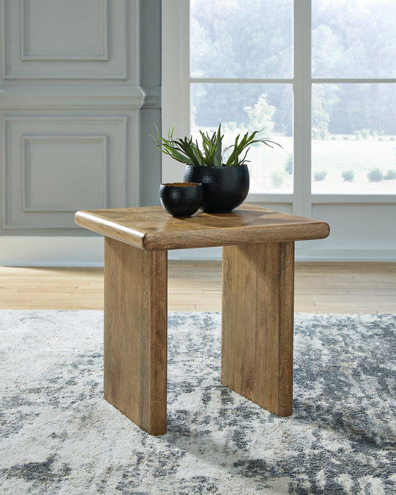 Lawland Light Brown End Table