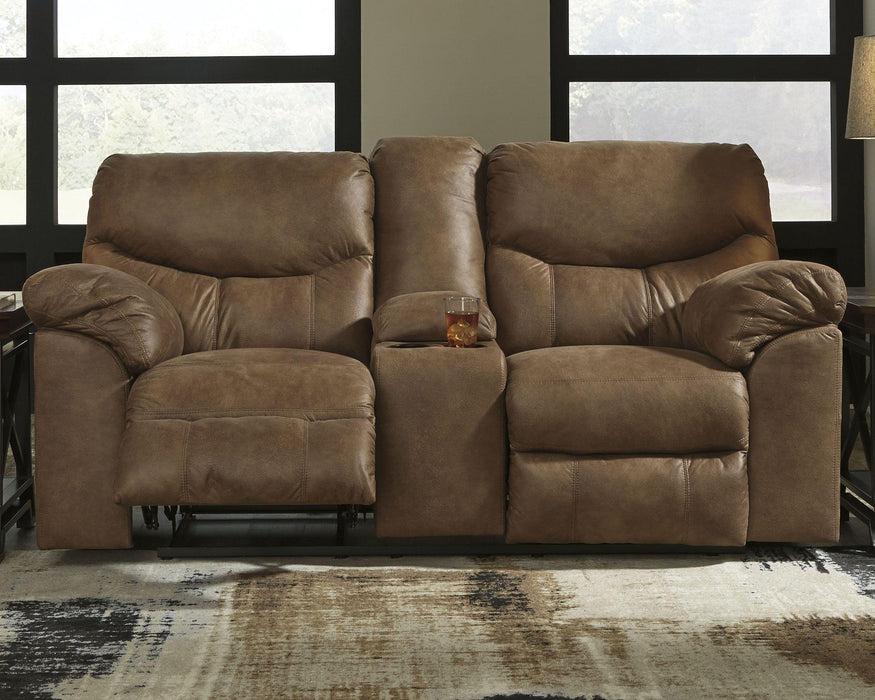 Boxberg - Dbl Rec Loveseat W/console