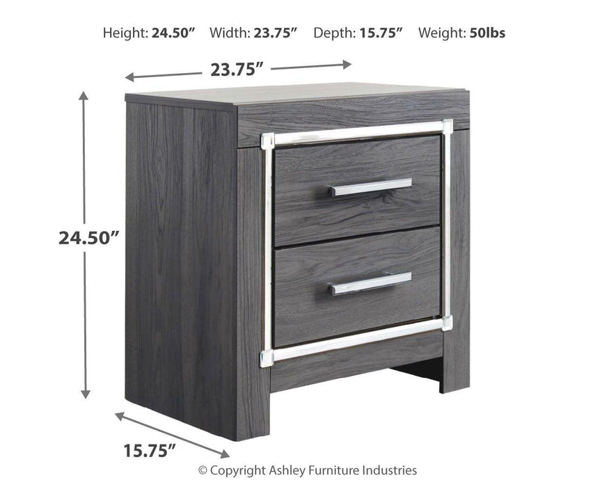 Lodanna - Two Drawer Night Stand