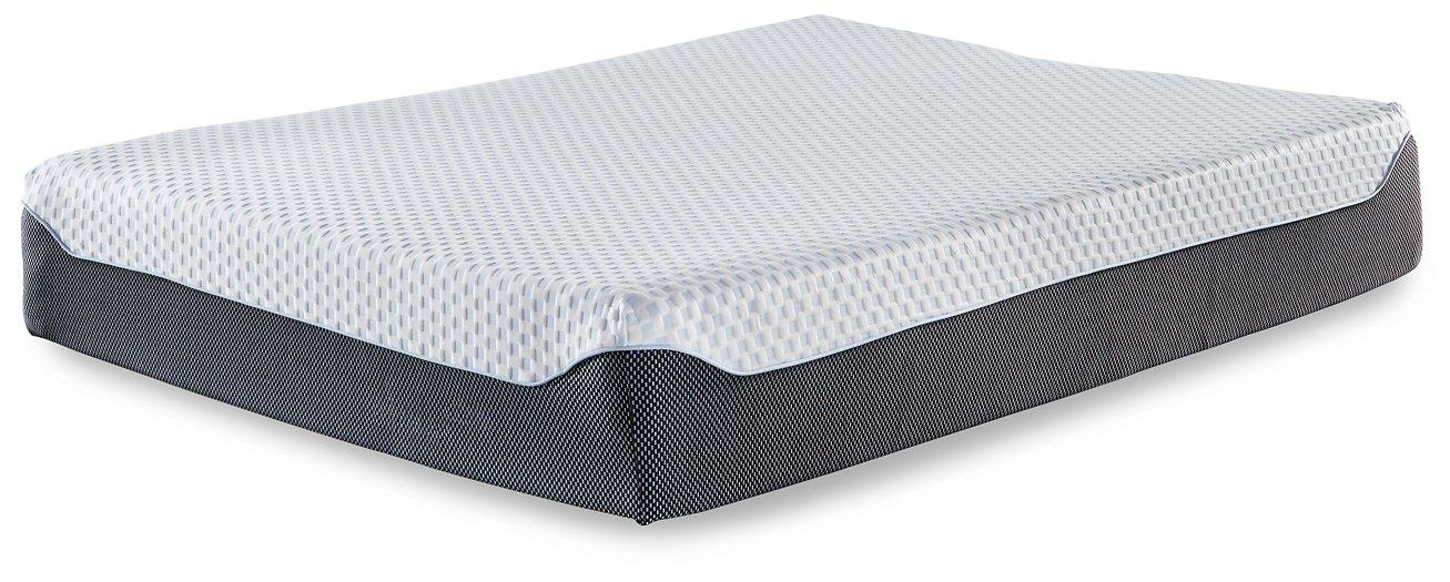 12 Inch Chime Elite Gray Queen Foundation with Mattress