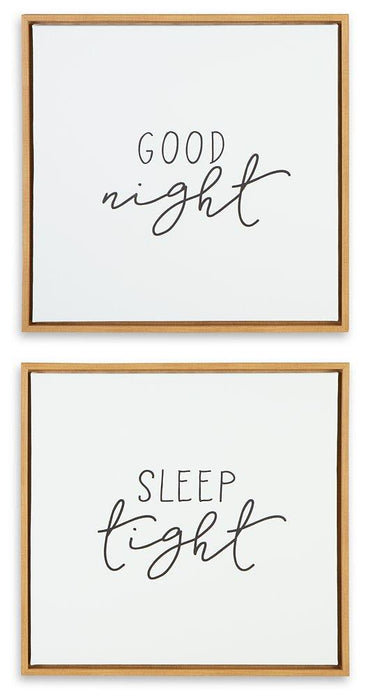 Olymiana White/Black Wall Art (Set of 2)