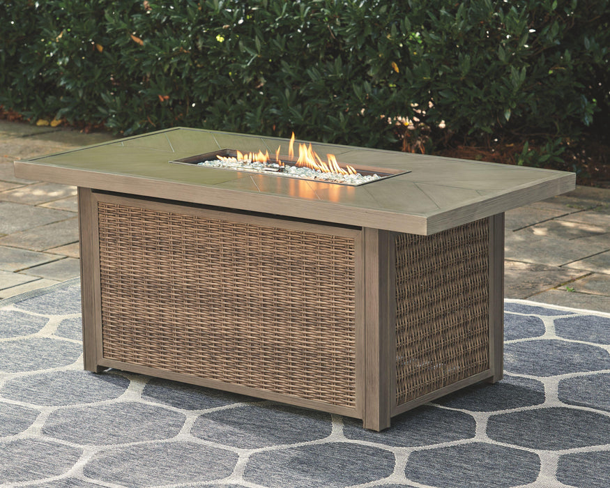 Beachcroft - Rectangular Fire Pit Table