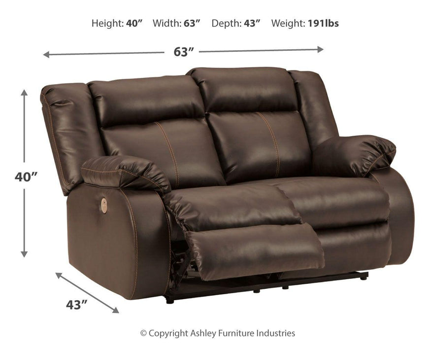 Denoron - Reclining Power Loveseat