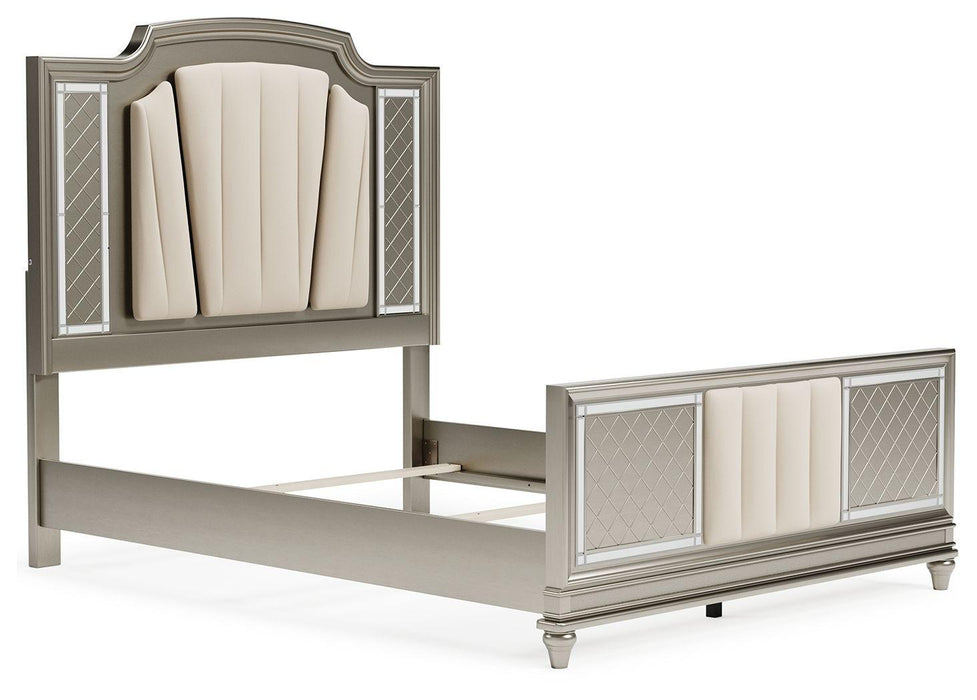 Chevanna - Upholstered Panel Bed