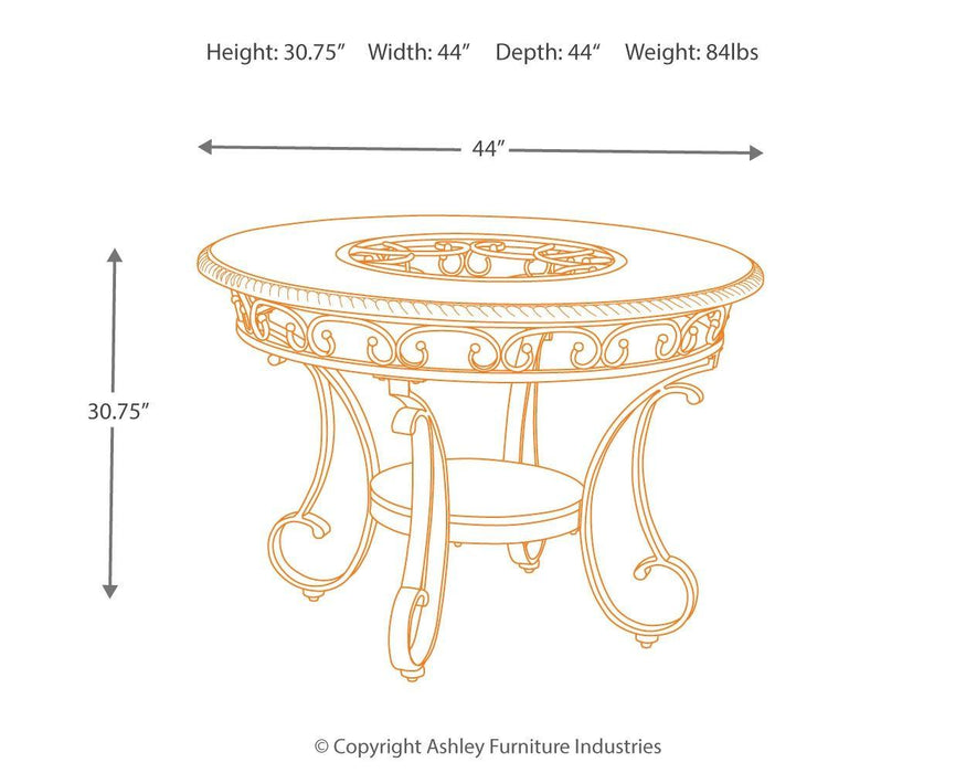 Glambrey - Round Dining Room Table