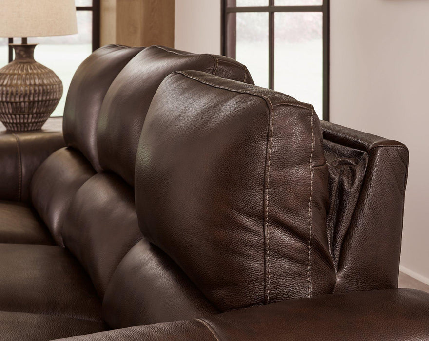 Alessandro Walnut Power Reclining Sofa