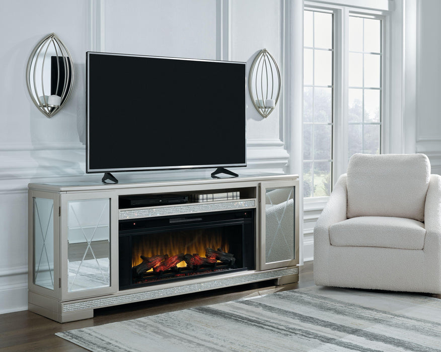 Flamory - Lg Tv Stand W/fireplace Option