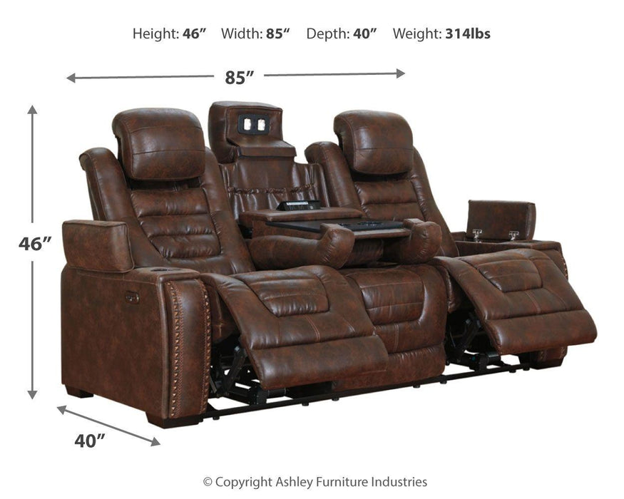 Game - Pwr Rec Sofa With Adj Headrest