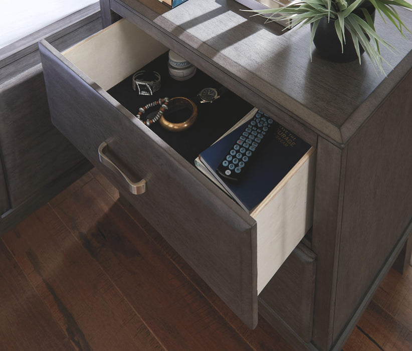 Caitbrook - Two Drawer Night Stand