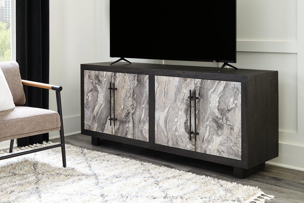 Lakenwood Black/Gray/Ivory Accent Cabinet