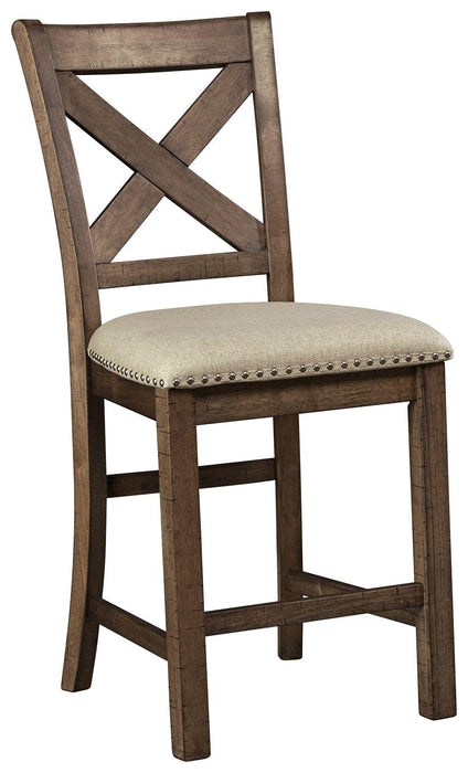 Moriville - Upholstered Barstool (2/cn)