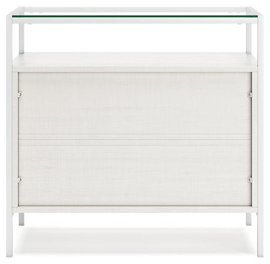 Deznee White Small Bookcase