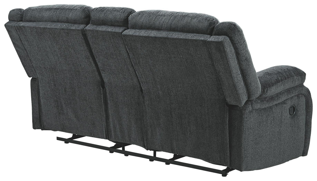 Draycoll - Dbl Rec Loveseat W/console