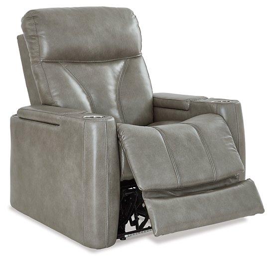 Benndale Gray Power Recliner