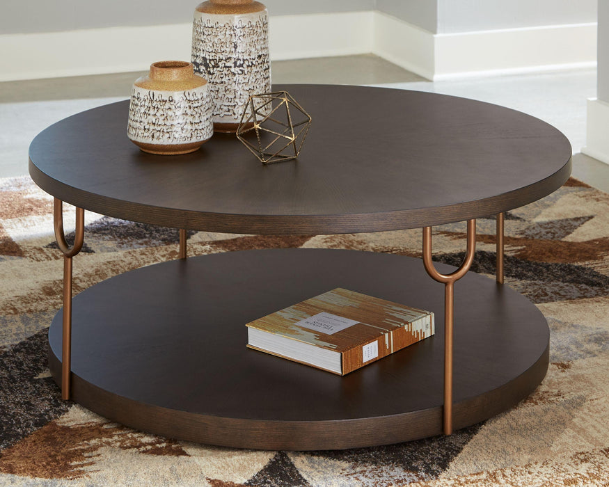 Brazburn - Round Cocktail Table