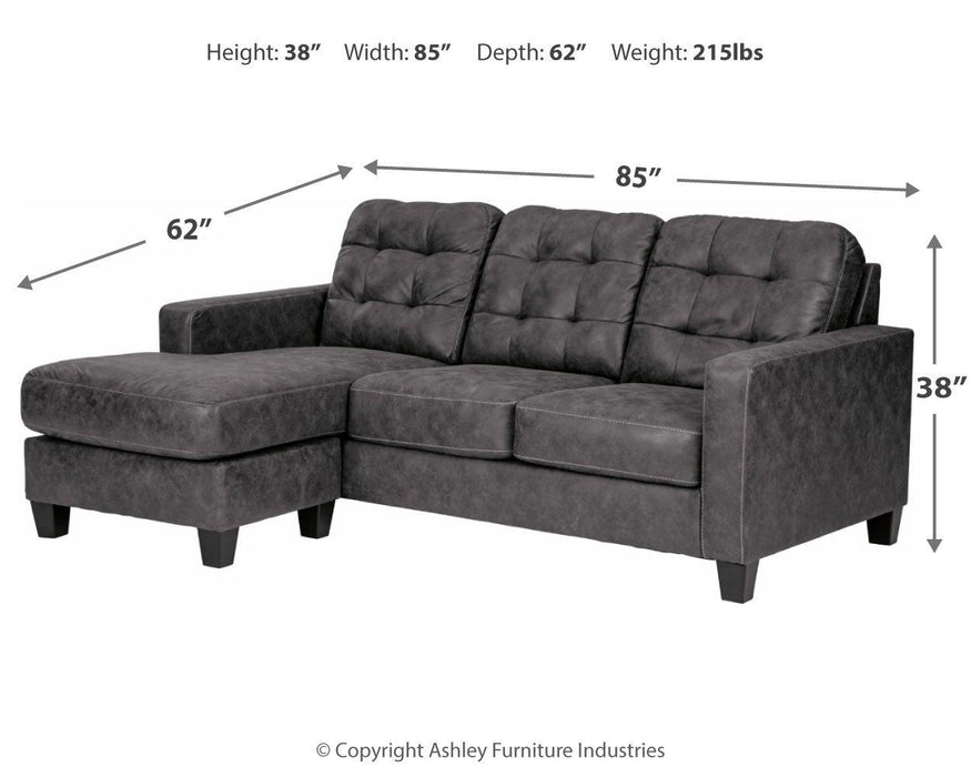 Venaldi - Sofa Chaise Queen Sleeper