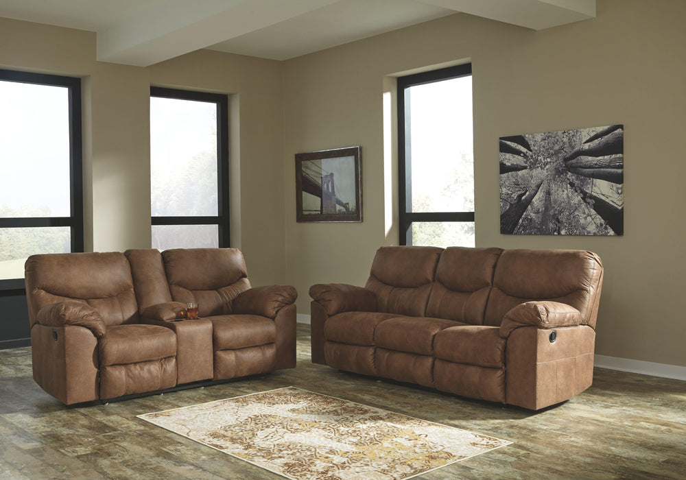 Boxberg - Dbl Rec Loveseat W/console