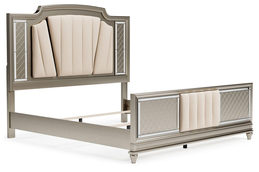 Chevanna - Upholstered Panel Bed