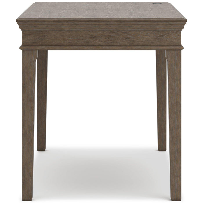 Janismore Weathered Gray Home Office Small Leg Desk