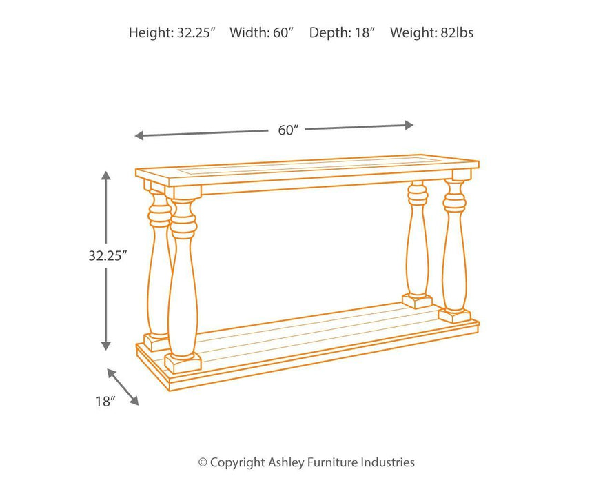 Mallacar - Sofa Table