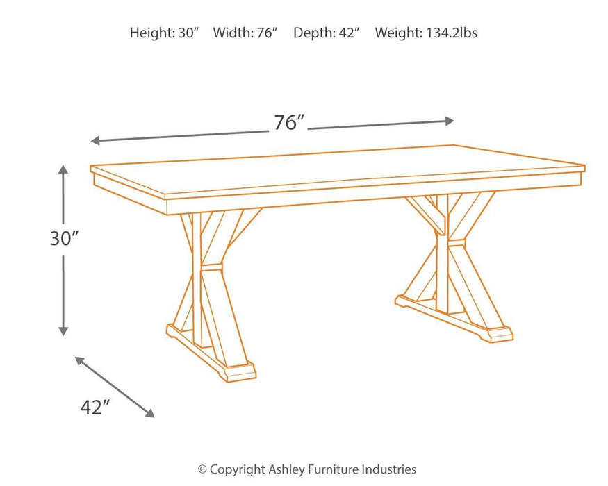 Grindleburg - Rectangular Dining Room Table