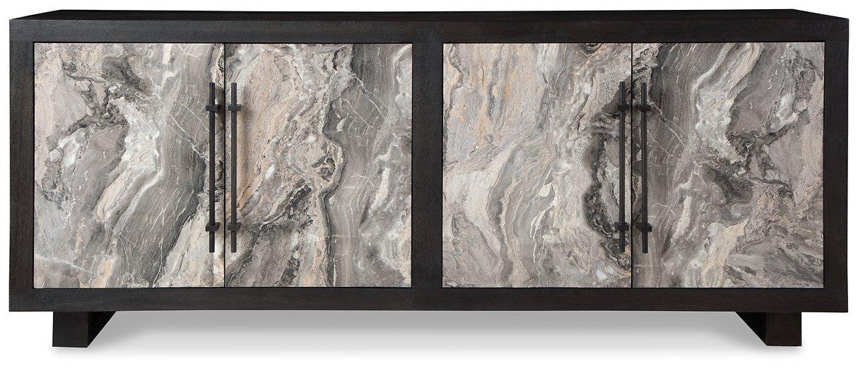 Lakenwood Black/Gray/Ivory Accent Cabinet